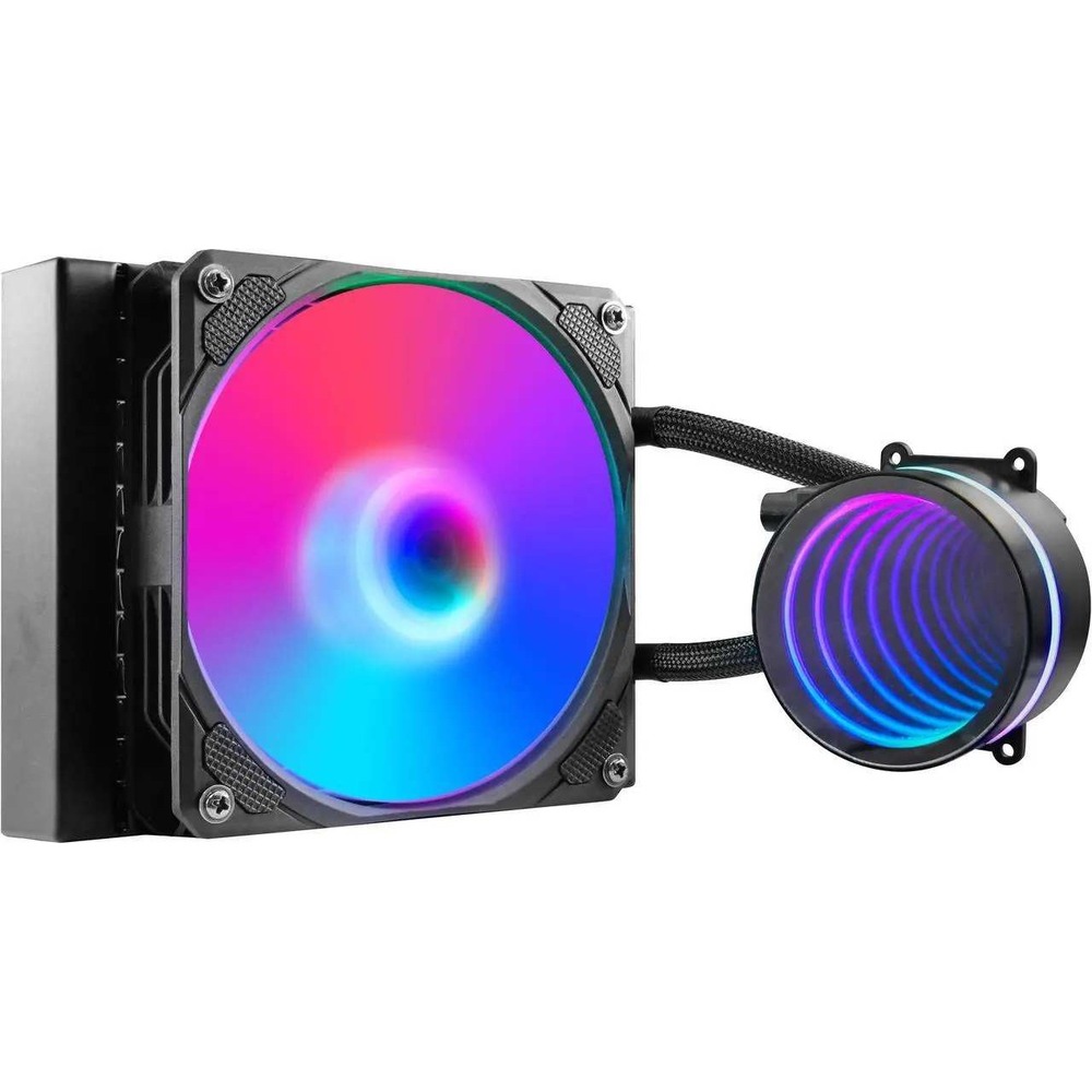 PANO-MOUNTS 120mm AIO CPU Liquid Cooler Water Cooling ARGB PWM Sync